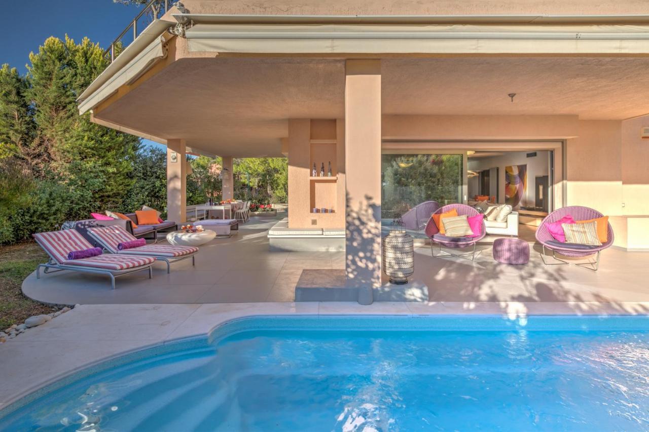 Luxurious Villa Philoxenia Lagonisi Luaran gambar