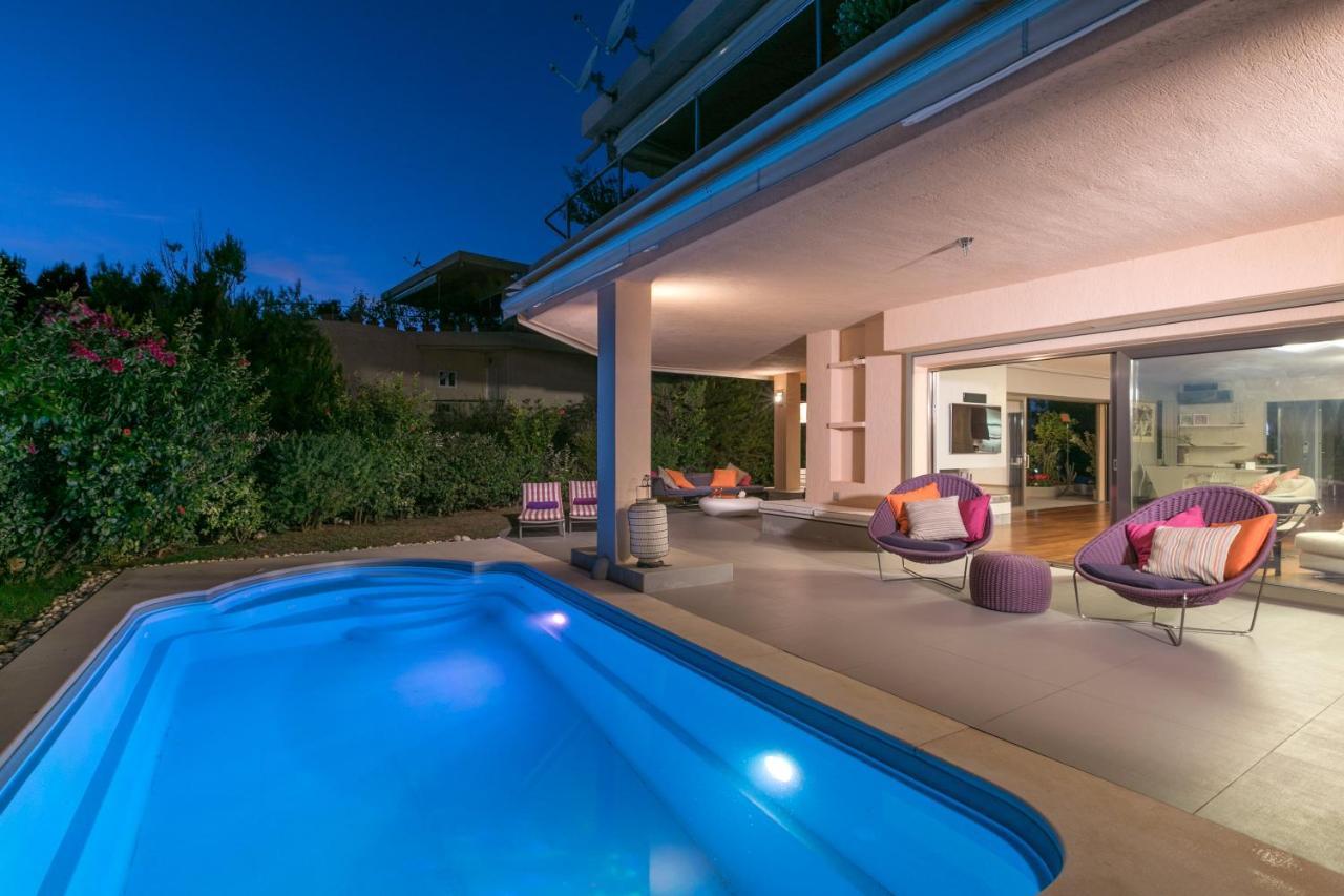 Luxurious Villa Philoxenia Lagonisi Luaran gambar