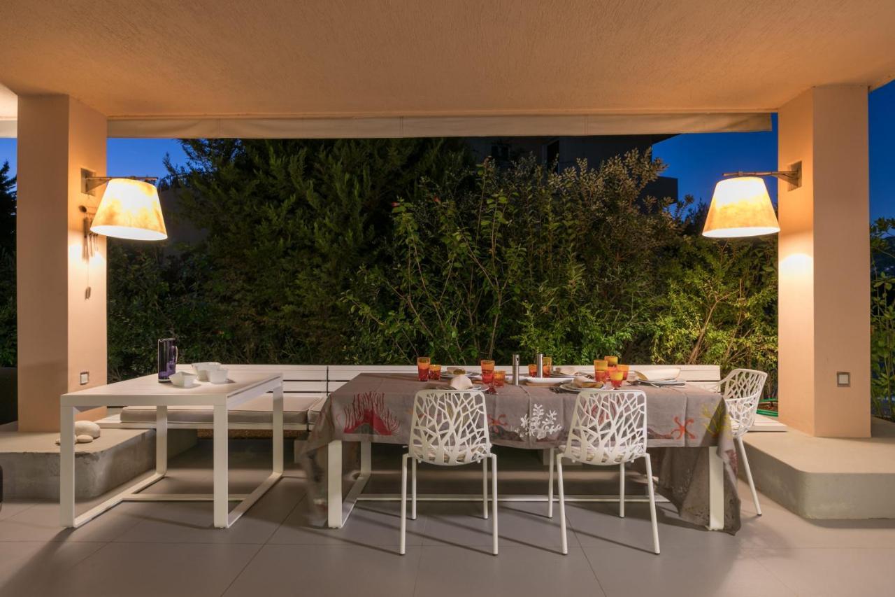 Luxurious Villa Philoxenia Lagonisi Luaran gambar
