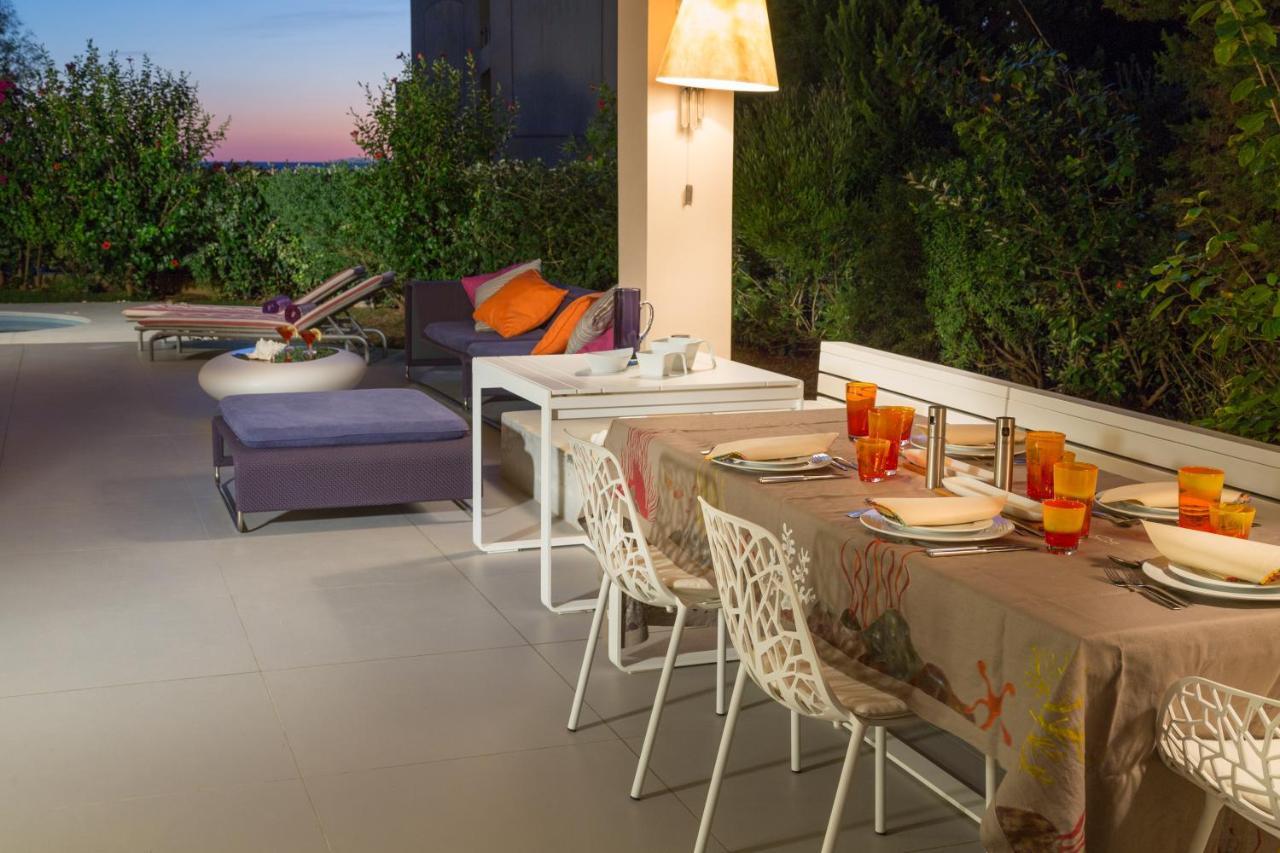 Luxurious Villa Philoxenia Lagonisi Luaran gambar