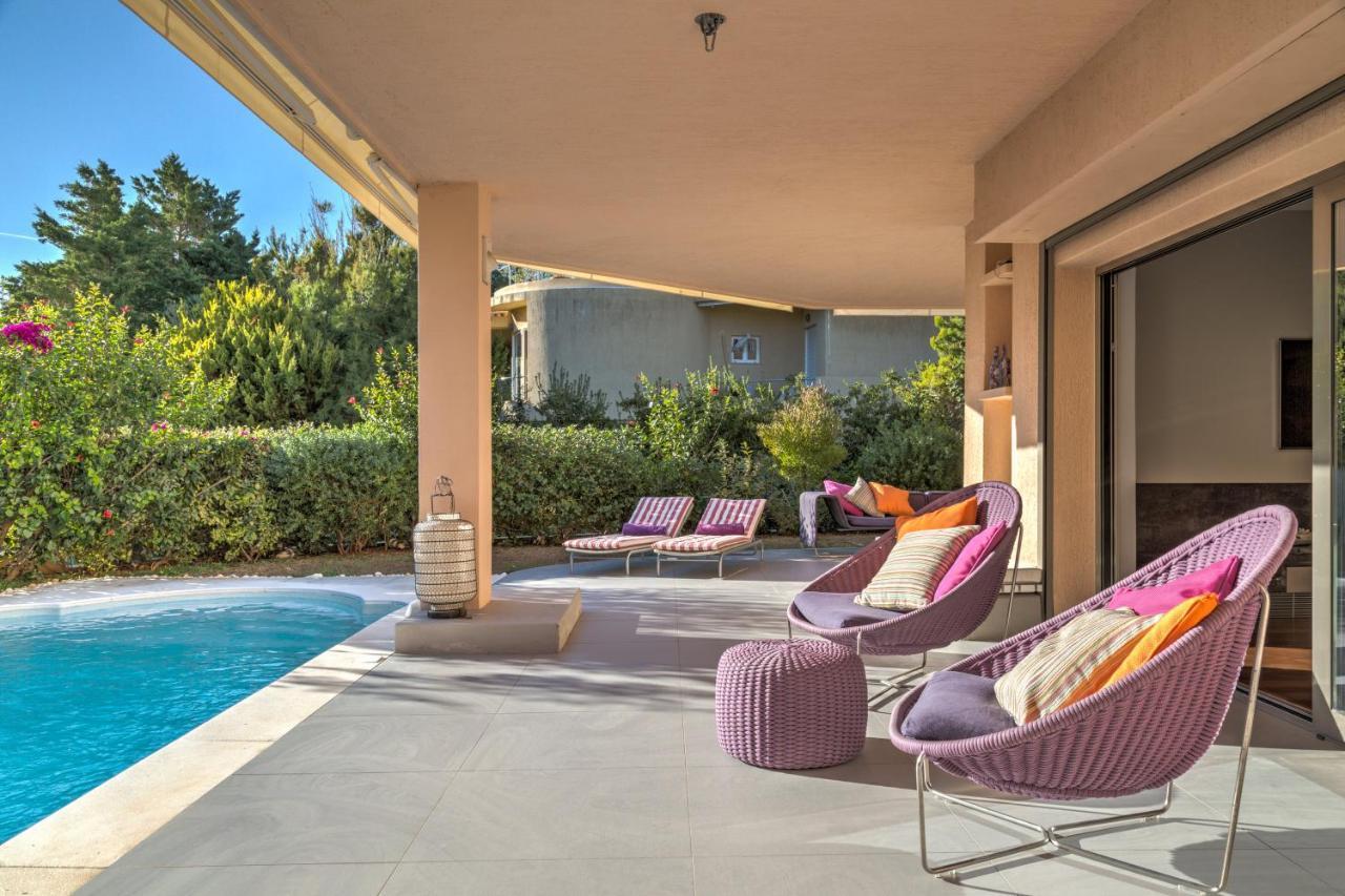 Luxurious Villa Philoxenia Lagonisi Luaran gambar